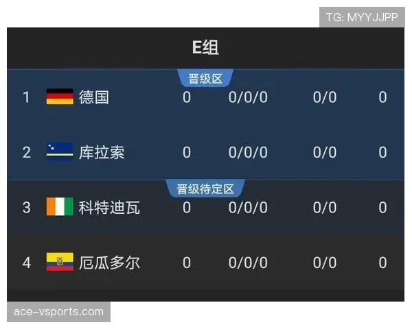 世界杯E组实力榜与出线榜
